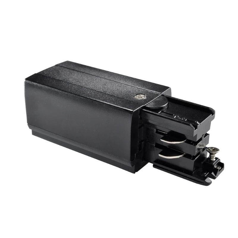 Powergear Onderdeel | 3-fasen rails Connector Links DALI 3 Circuit Zwart | PRO-D631 L-B