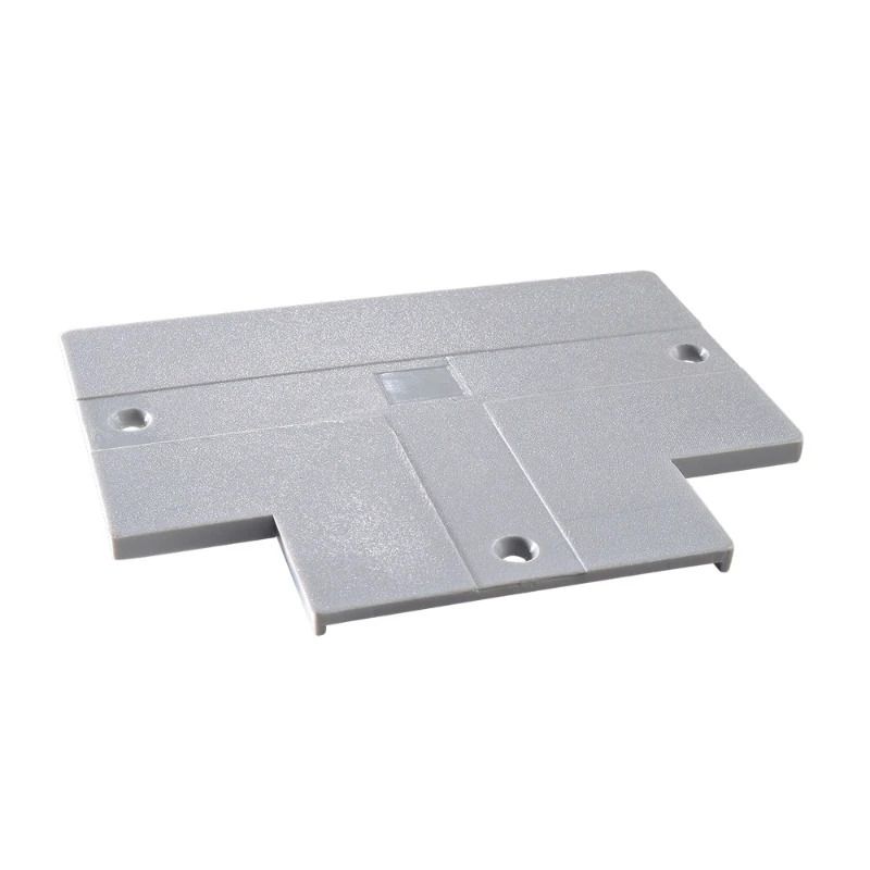 Powergear Onderdeel | 3-fasen rails T Connectorafdekking Grijs | PRO-R436-S