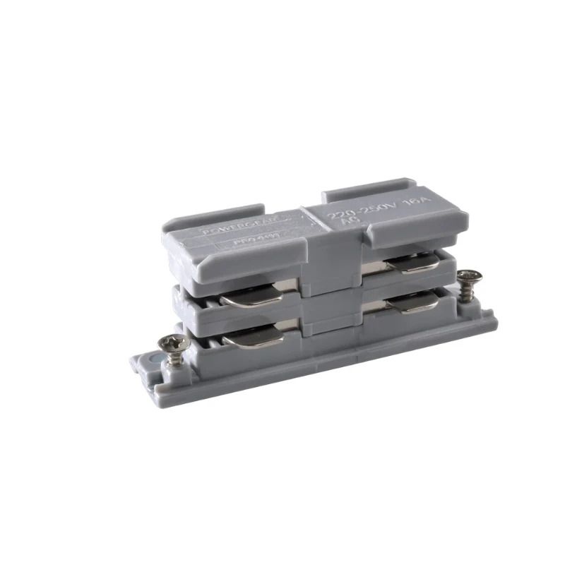 Powergear Onderdeel | 3-fasen rails koppeling DALI 3 Circuit Grijs | PRO-D633-S