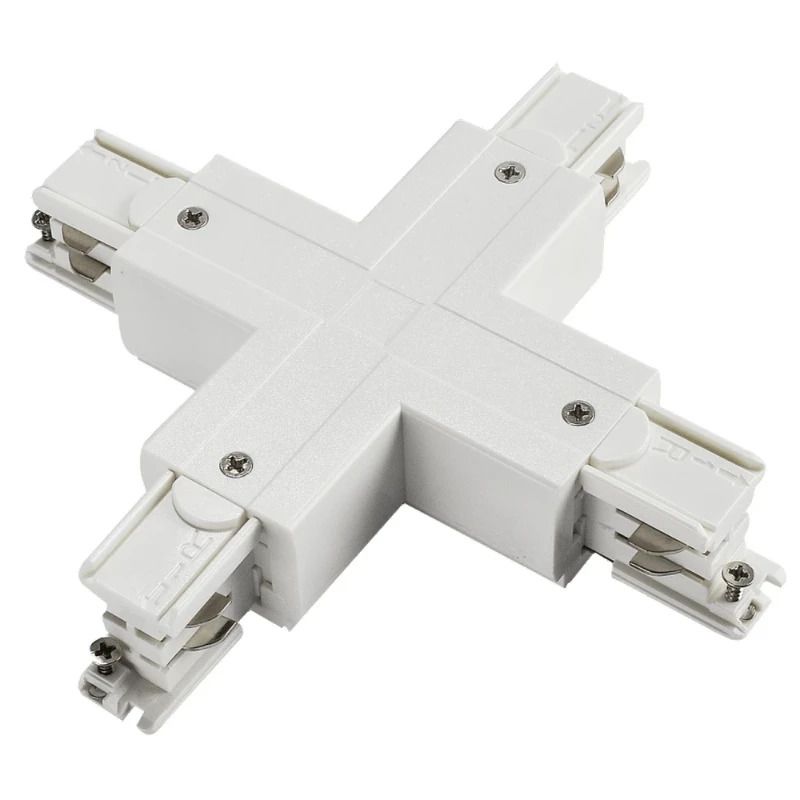 Powergear Onderdeel | 3-fasen rails X Connector Wit | PRO-0437-W