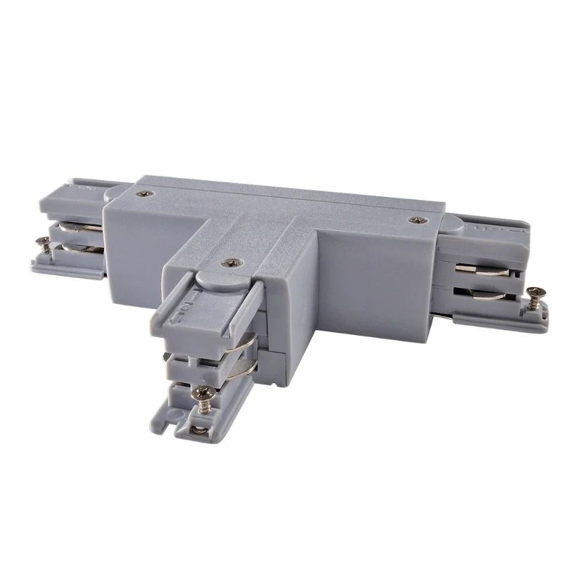 Powergear Onderdeel | 3-fasen rails Gedraaide T-connector L1-> L2 Grijs | PRO-M436R-S