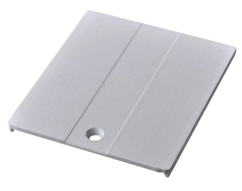 Powergear Onderdeel | 3-fasen rails Connectorafdekking DALI 3 Circuit Grijs | PRO-R631-S
