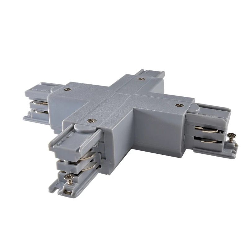Powergear Onderdeel | 3-fasen rails X Connector DALI 1 Circuit Grijs | PRO-D437-S