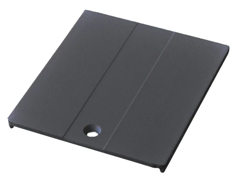 Powergear Onderdeel | 3-fasen rails Connectorafdekking DALI 3 Circuit Zwart | PRO-R631-B