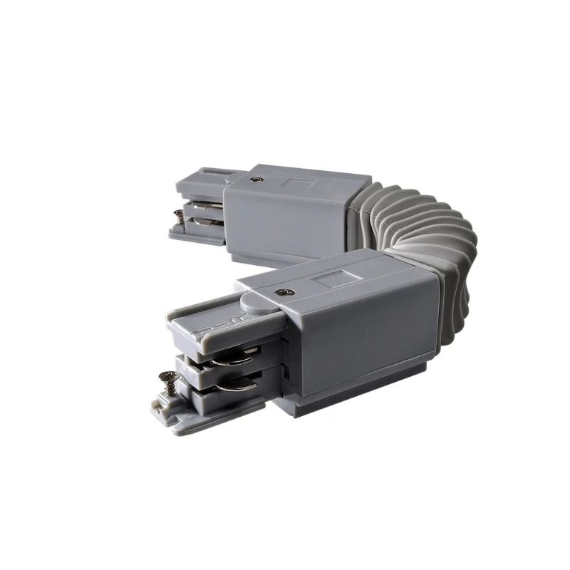 Powergear Onderdeel | 3-fasen rails Flexibele connector DALI 3 Circuit Grijs | PRO-D639-S