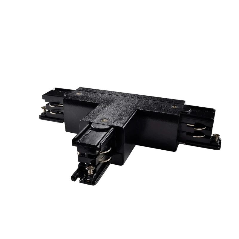 Powergear Onderdeel | 3-fasen rails Gedraaide T-connector L1-> L2 Zwart | PRO-M436L-B