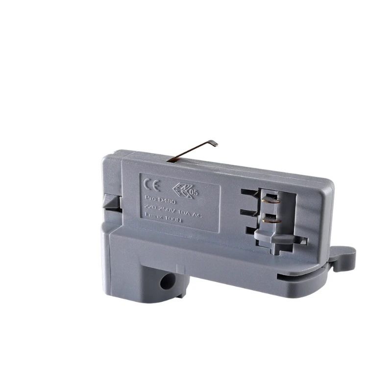 Powergear Onderdeel | 3-fasen rails adapter DALI 1 Circuit Grijs | PRO-D480-S