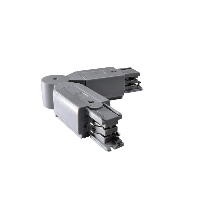 Powergear Onderdeel | 3-fasen rails Verstelbare connector Grijs | PRO-M435-S