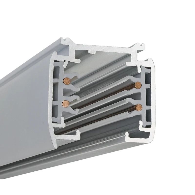 Powergear 3-fase Rail | 300cm Grijs | PRO-0430-S-PT