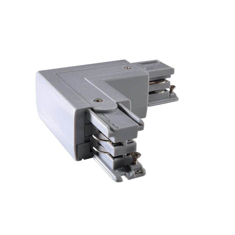 Powergear Onderdeel | 3-fasen rails Gedraaide L-connector (L en R) Grijs | PRO-M438-S