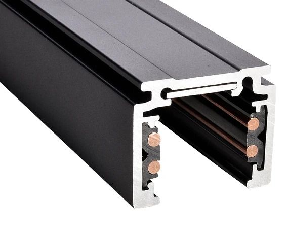 Powergear Spanningsrail | 48V Track 2 M 48V track (2000mm) Black | PRO-N120-B-PT