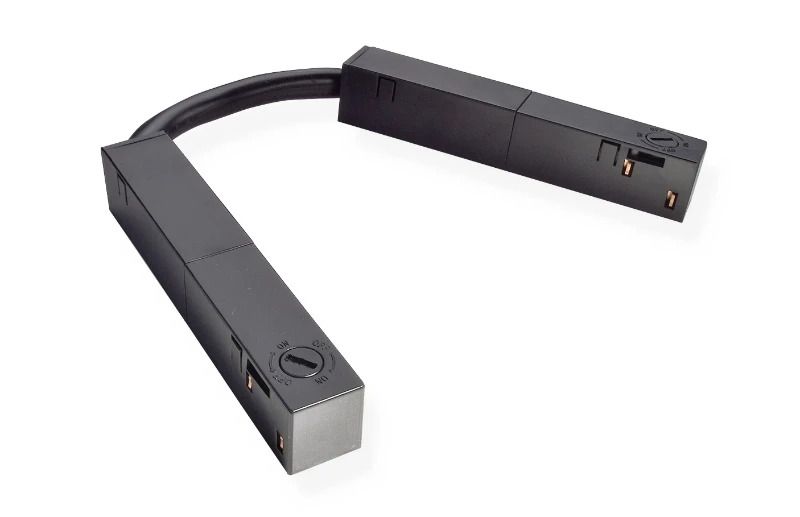 Powergear Onderdeel | 48V Track Flexible Connector Black | PRO-N139-B