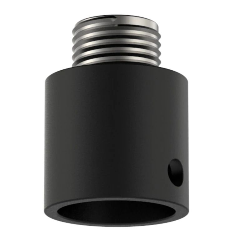 Powergear Onderdeel | 48V Track Extension Rod 25mm with Allen key Black | IN119834