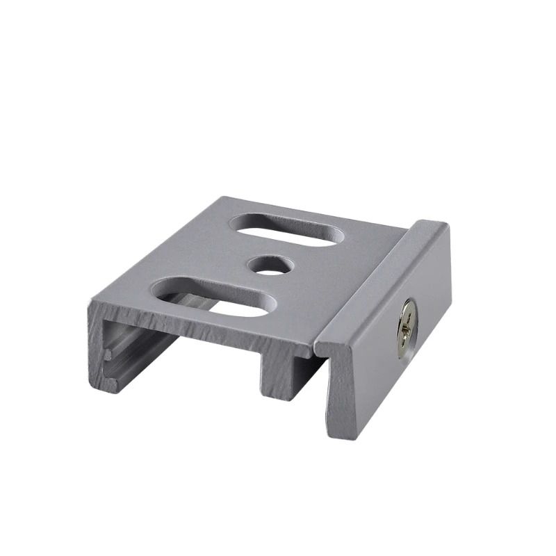 Powergear Onderdeel | 3-fasen rails Bevestigingsklem Grijs | PRO-04SK-S
