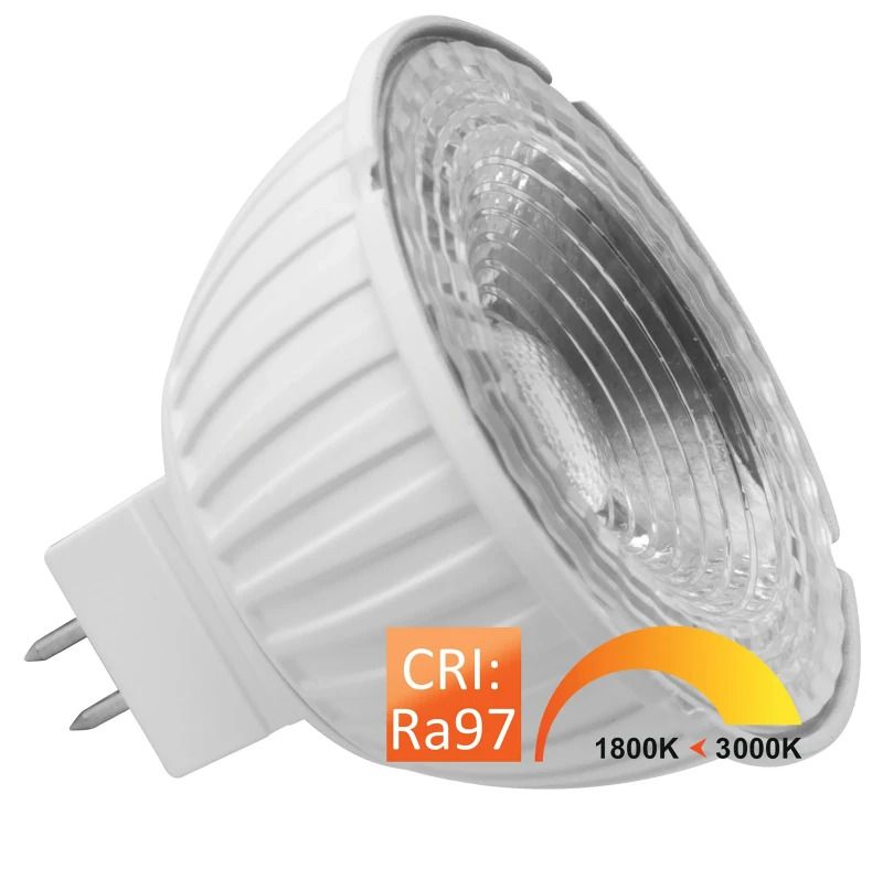 Megaman GU5.3 LED Kaarslamp | 6W 1800K/3000K 18V | 918/930 36° Ø50mm Dimbaar | MM09918