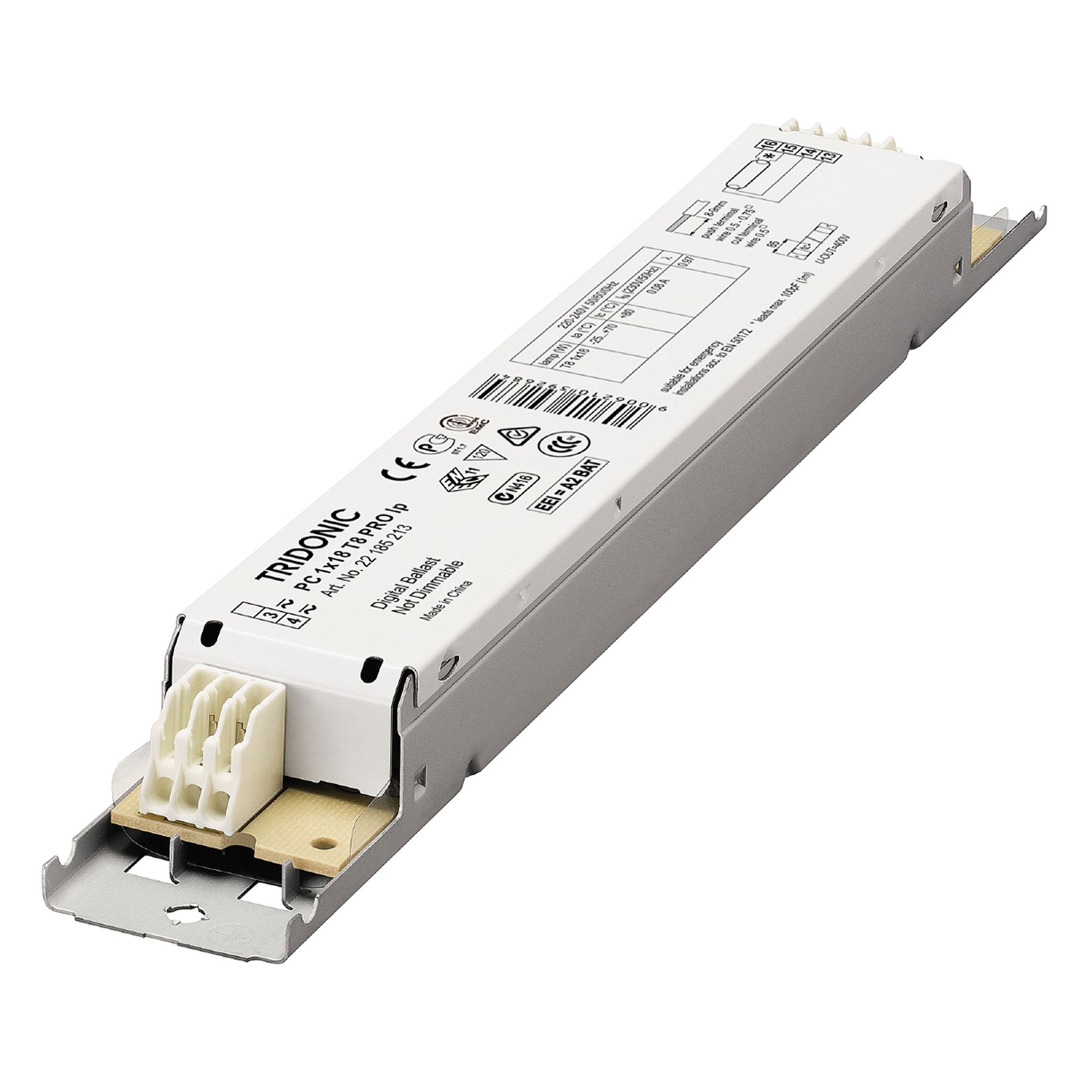 Tridonic 22185214 PC PRO T8 PC PRO 1x36 T8 PC PRO 1x36 T8 lp