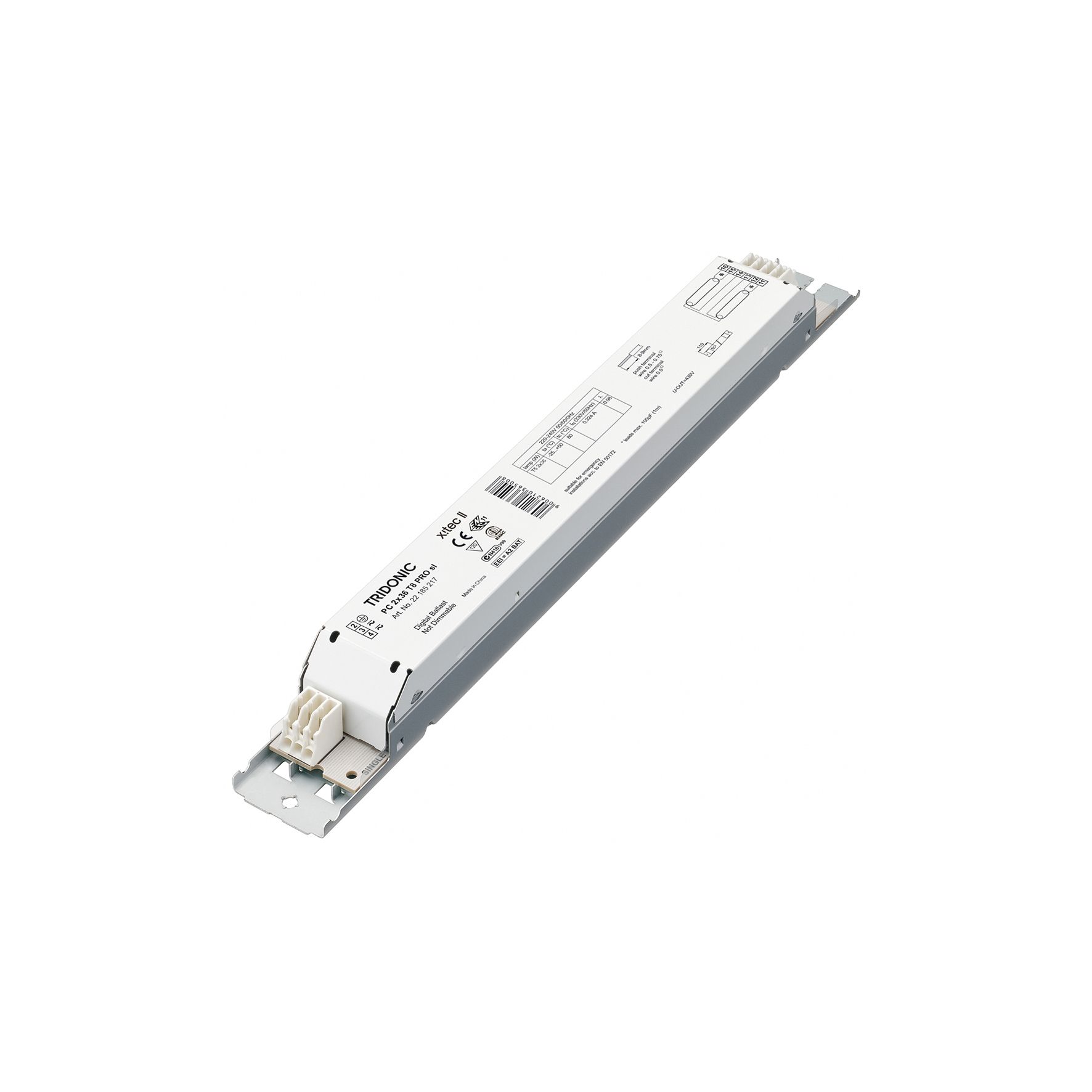 Tridonic 22185217 PC PRO T8 PC PRO 2x36 T8 sl PC PRO 2x36 T8 sl