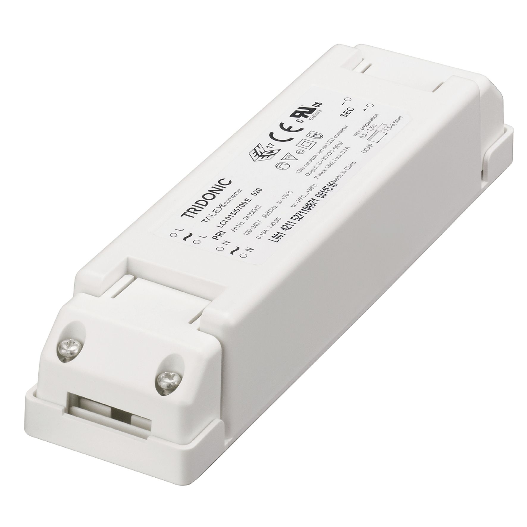 Tridonic 24166312 LCI E020 LCI 015/0350 E020 120-240V LCI 015/0350 E020 120-240V