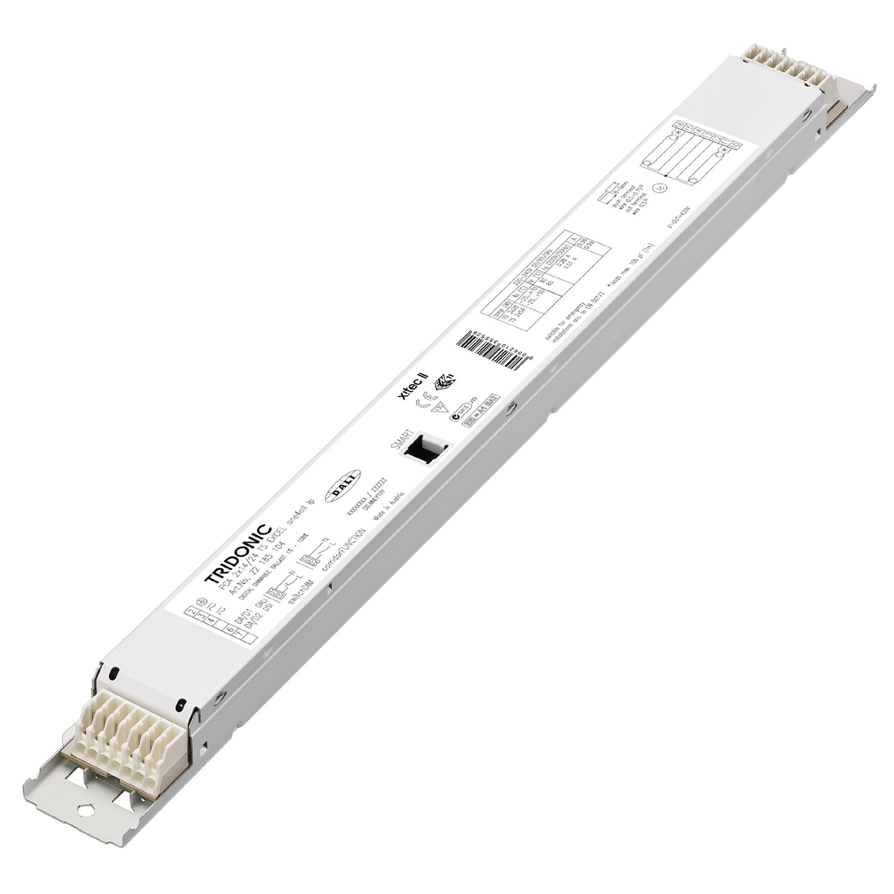 Tridonic 28000040 PCA EXCEL T8 PCA EXCEL 2x58 T8 PCA 2x58 T8 EXCEL one4all lp x!tec II