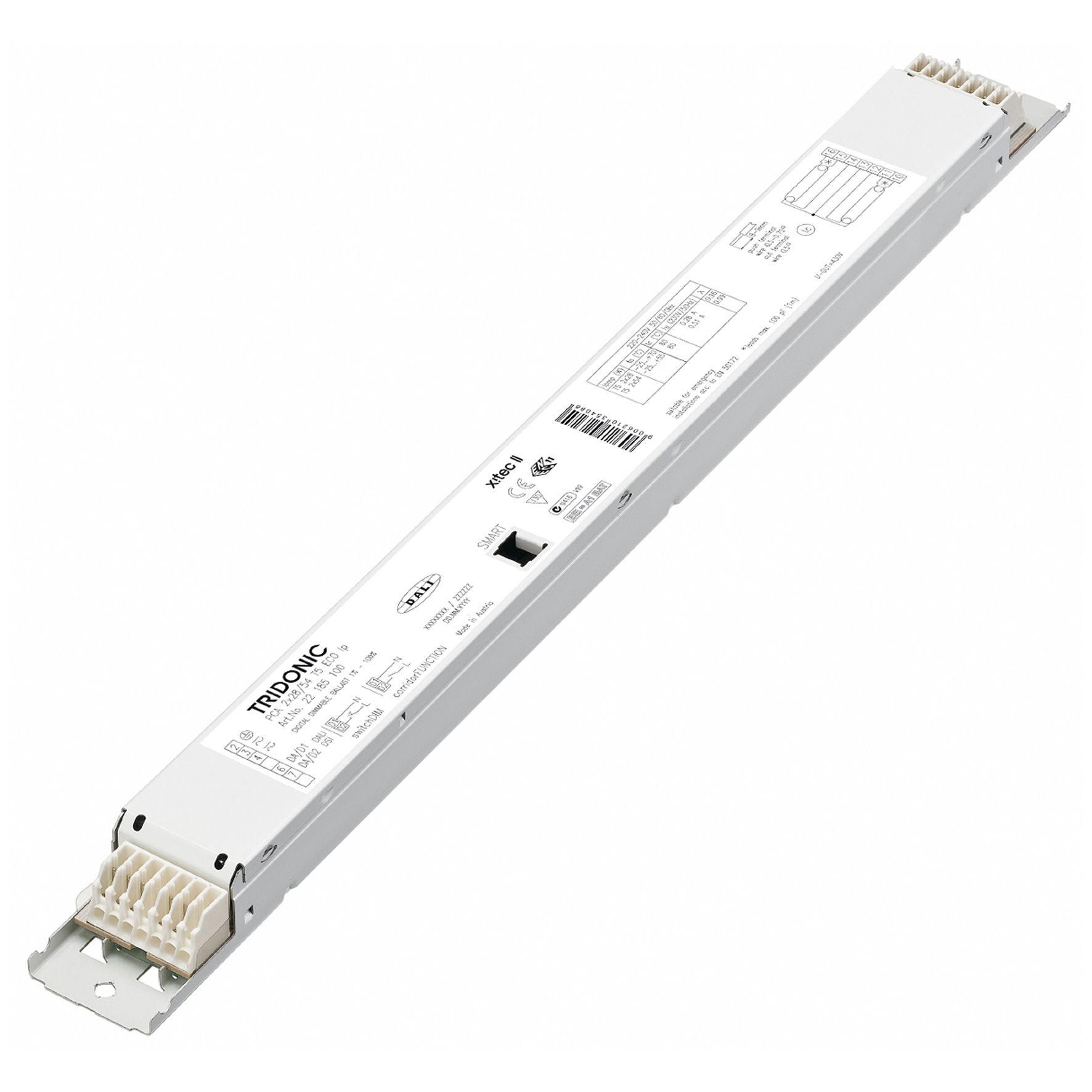 Tridonic 28000041 PCA ECO T8 PCA ECO 2x58 T8 PCA 2x58 T8 ECO lp x!tec II