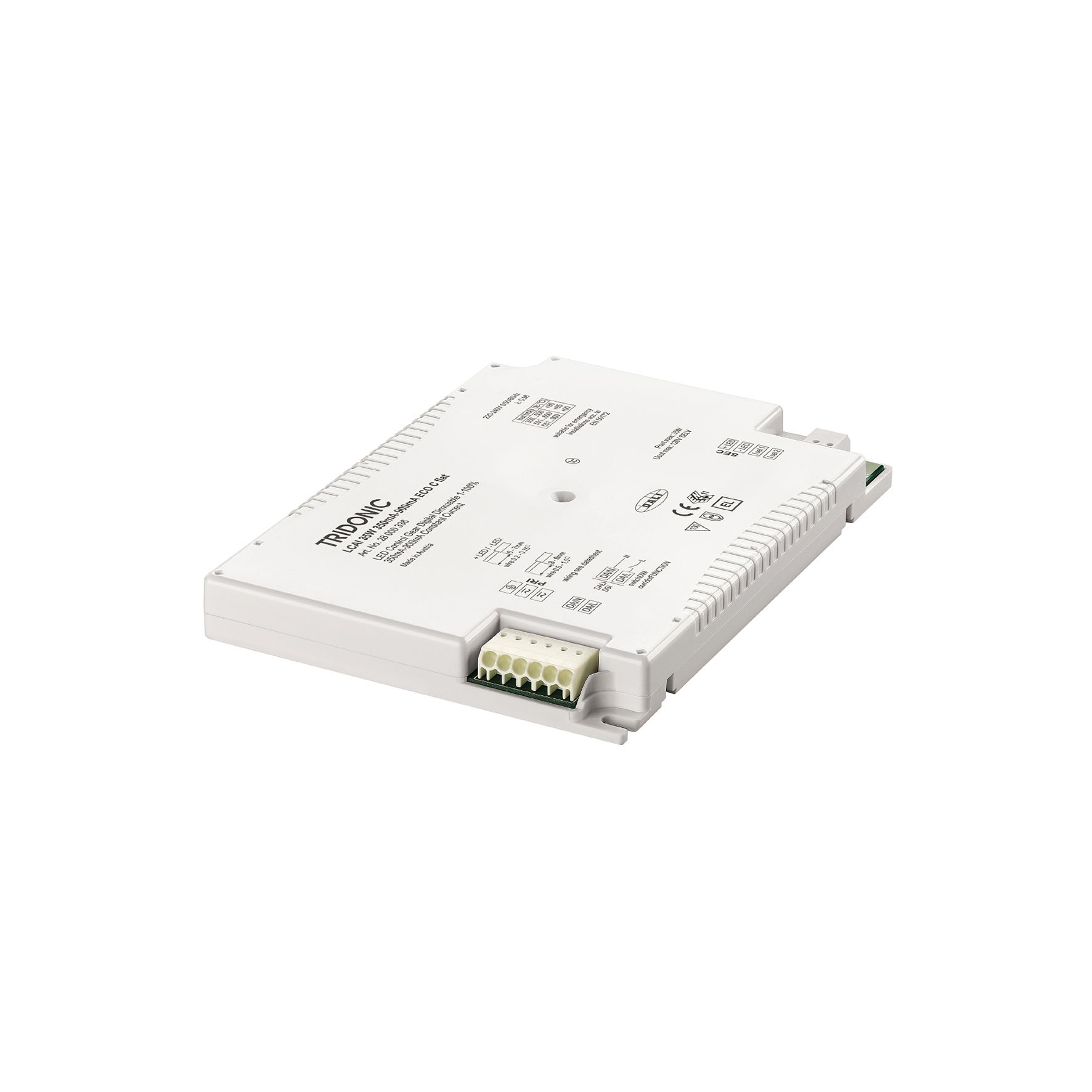 Tridonic 28000336 LCAI ECO C LCAI 35W 350mA-900mA ECO C flat LCAI 35W 350mA-900mA ECO C flat