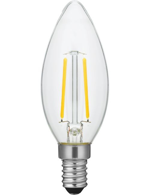 SPL E14 LED Kaarslamp | 2W 2500K 220V/240V 925 | 360° Dimbaar