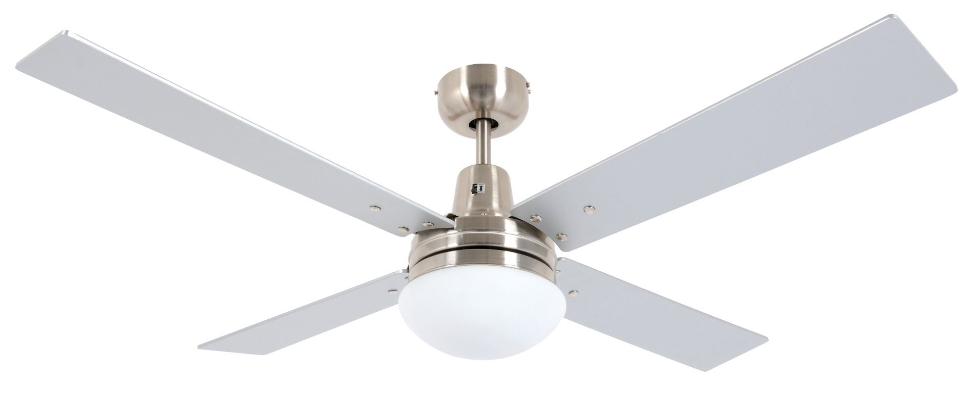Beacon Lucci Air Quest II Indoor Plafondventilator 122CM Chroom (Met Omkeerbare Bladen) 210334