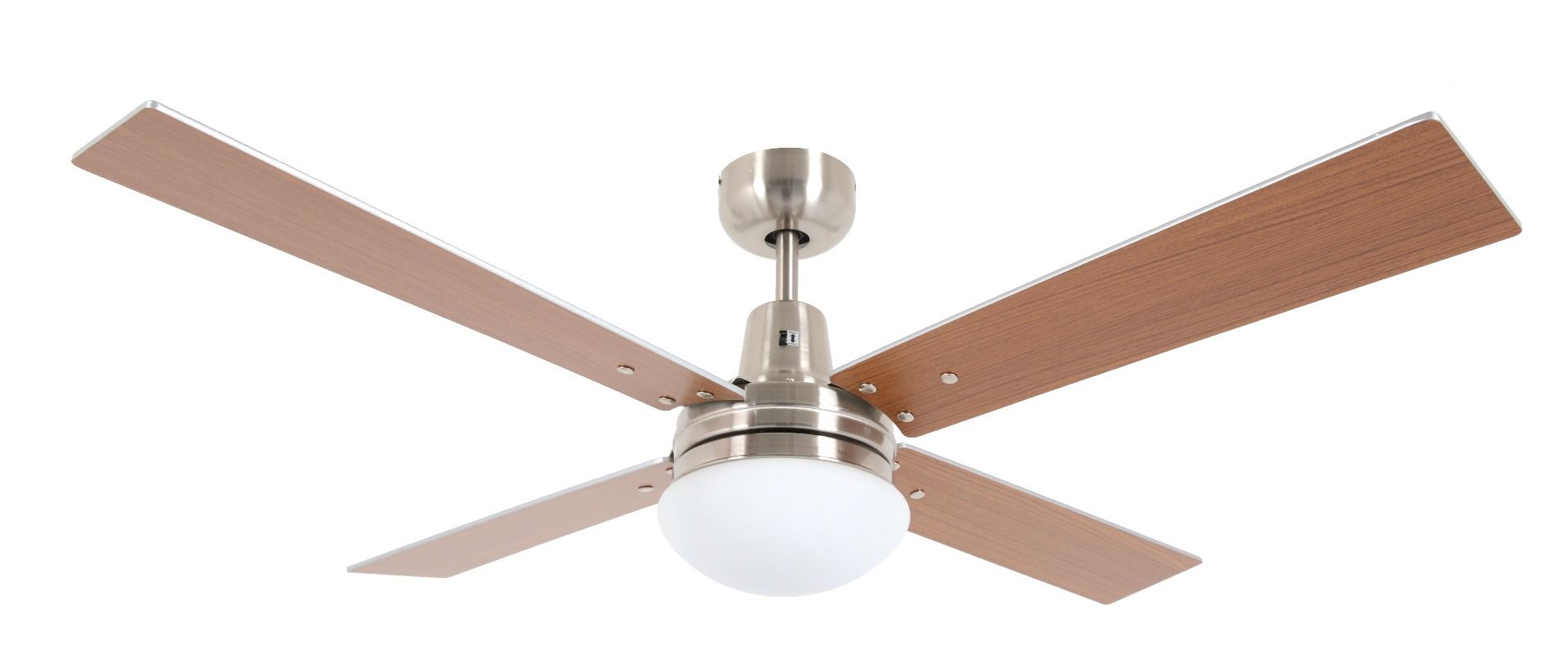 Beacon Lucci Air Quest II Indoor Plafondventilator 122CM Chroom (Met Omkeerbare Bladen) 210334