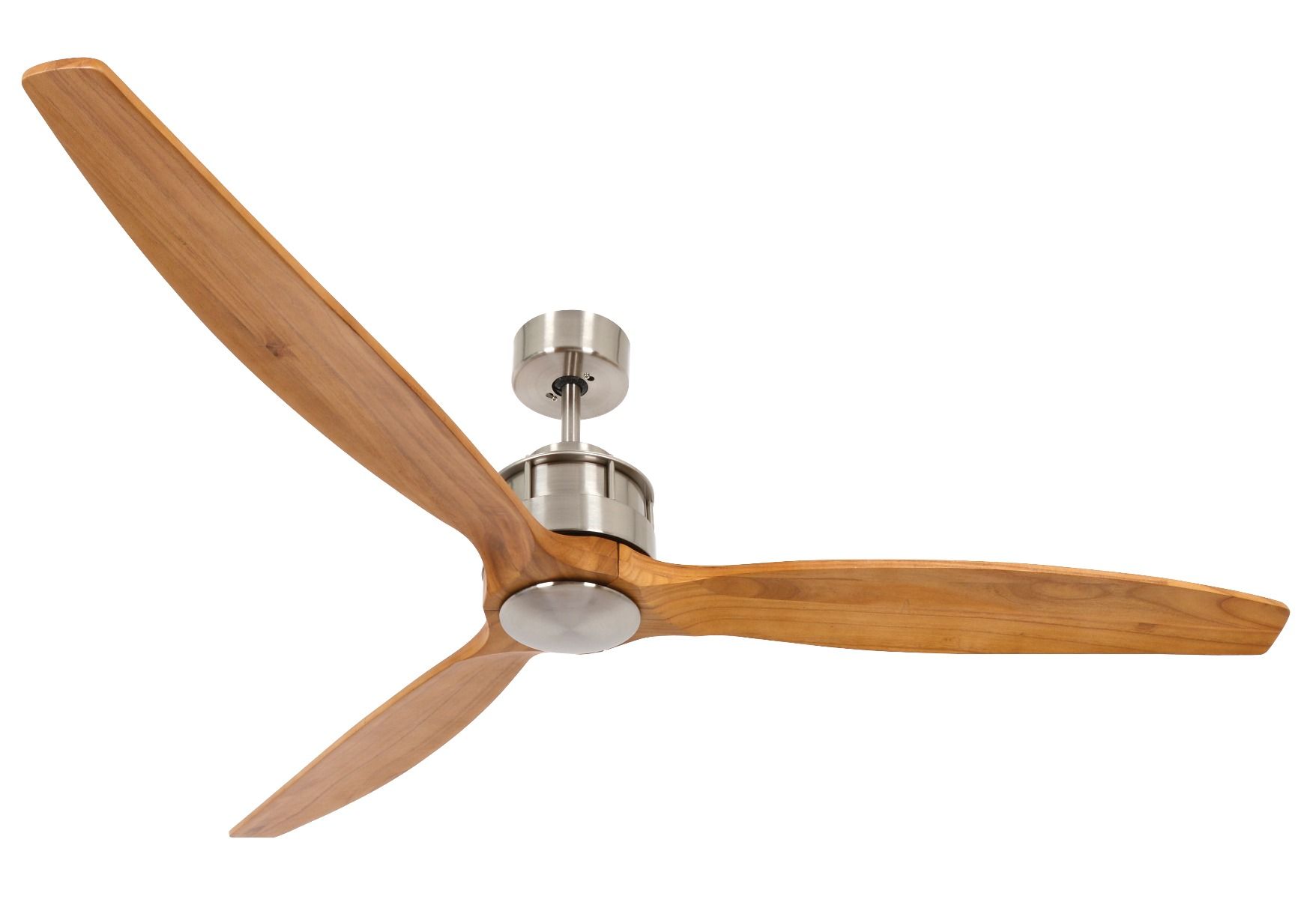 Beacon Lucci Air Airfusion Akmani DC Indoor Plafondventilator Geborsteld Chroom 152CM 210506