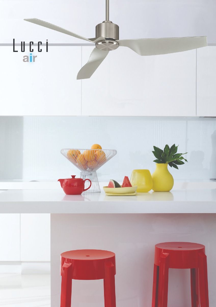 Beacon Lucci Air Airfusion climate II Indoor Plafondventilator 127CM DC Geborsteld Chroom 210525