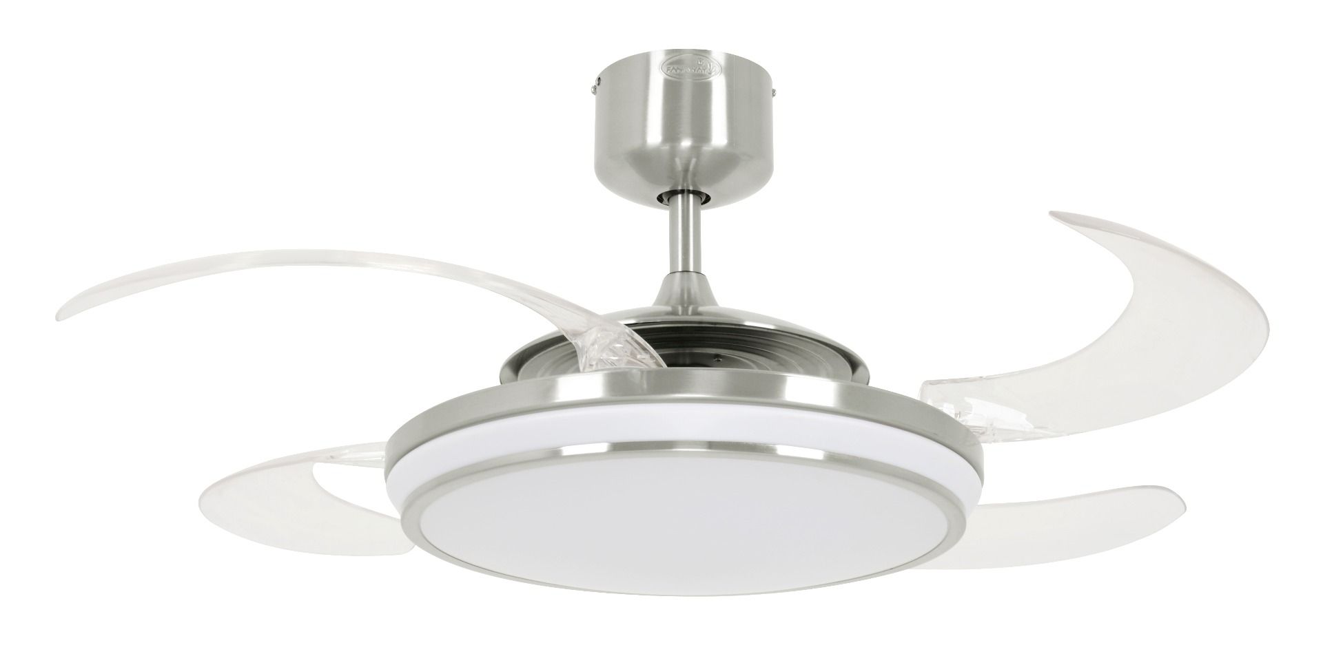 Beacon Fanaway Fanaway Evo 1 Led Indoor Plafondventilator 121CM Geborsteld Chroom (Incl. Verlichting)