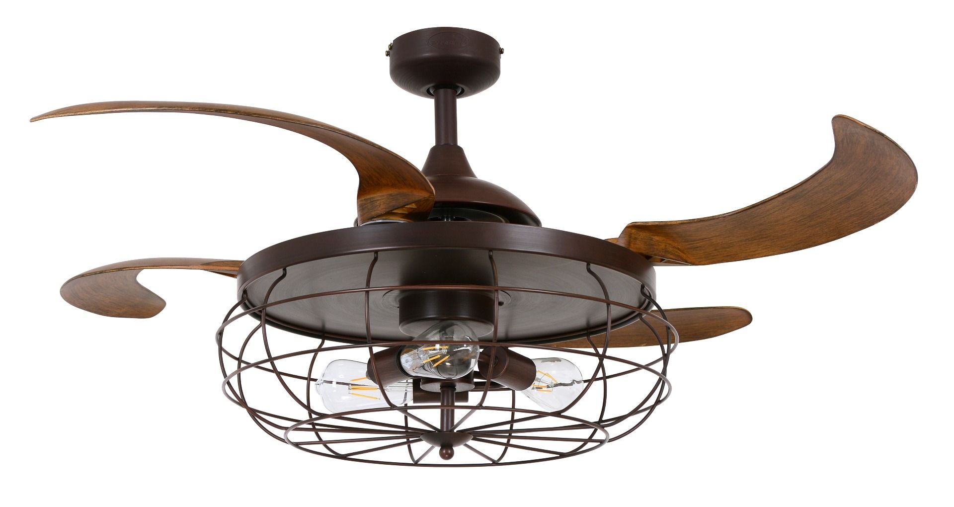 Beacon Fanaway Fanaway Industri Indoor Plafondventilator 121CM Brons (Incl. Verlichting)