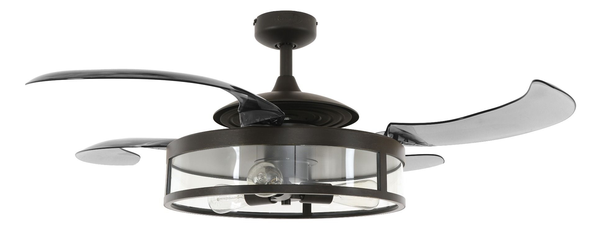 Beacon Fanaway Fanaway Classic Indoor Plafondventilator 122CM Antiek Zwart (Incl. Verlichting)