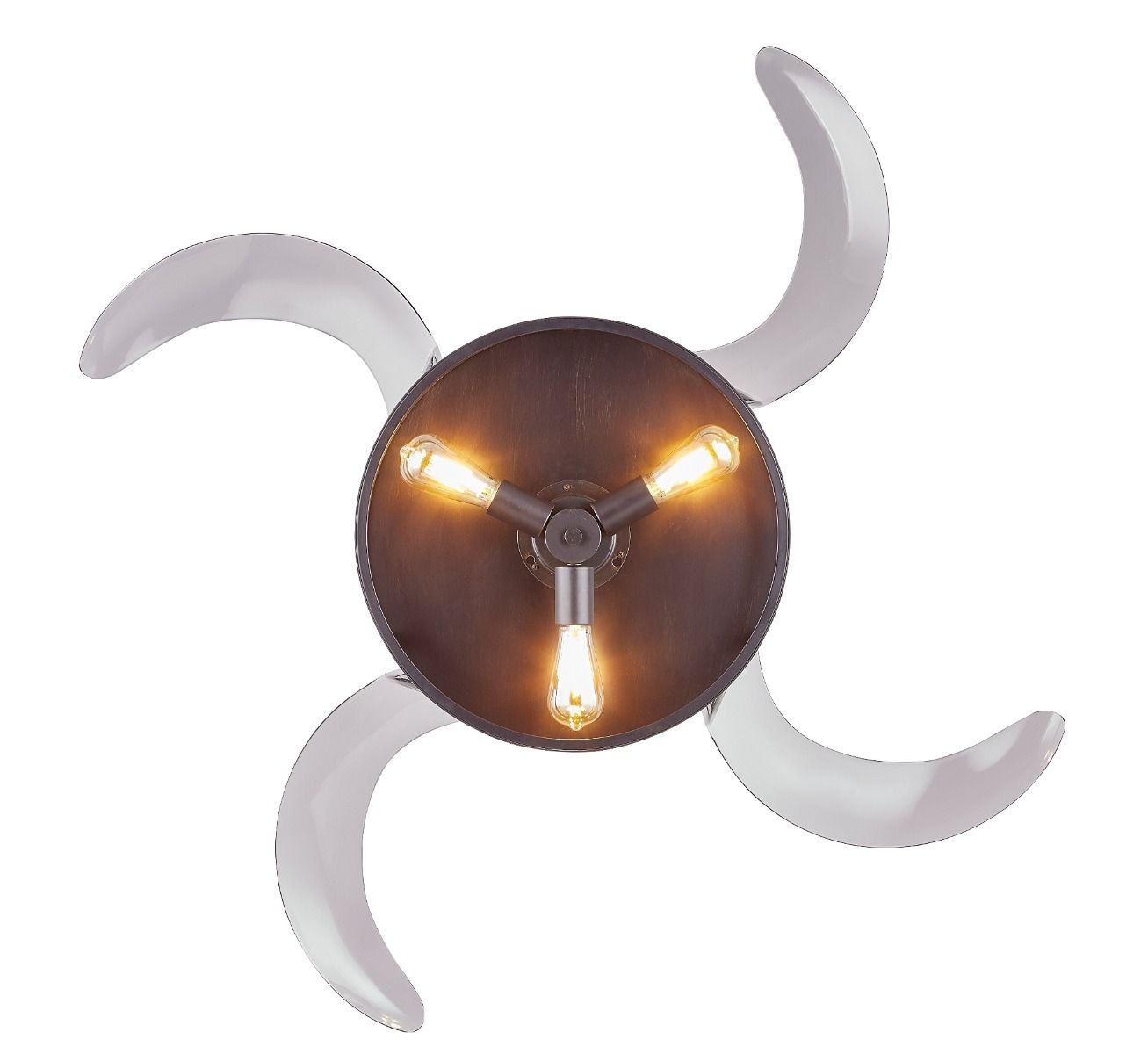 Beacon Fanaway Fanaway Classic Indoor Plafondventilator 122CM Antiek Zwart (Incl. Verlichting)