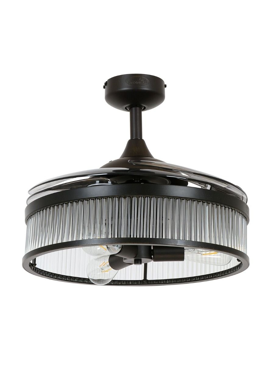 Beacon Fanaway Fanaway Corbelle Indoor Plafondventilator 121CM Antiek Zwart (Incl. Verlichting)