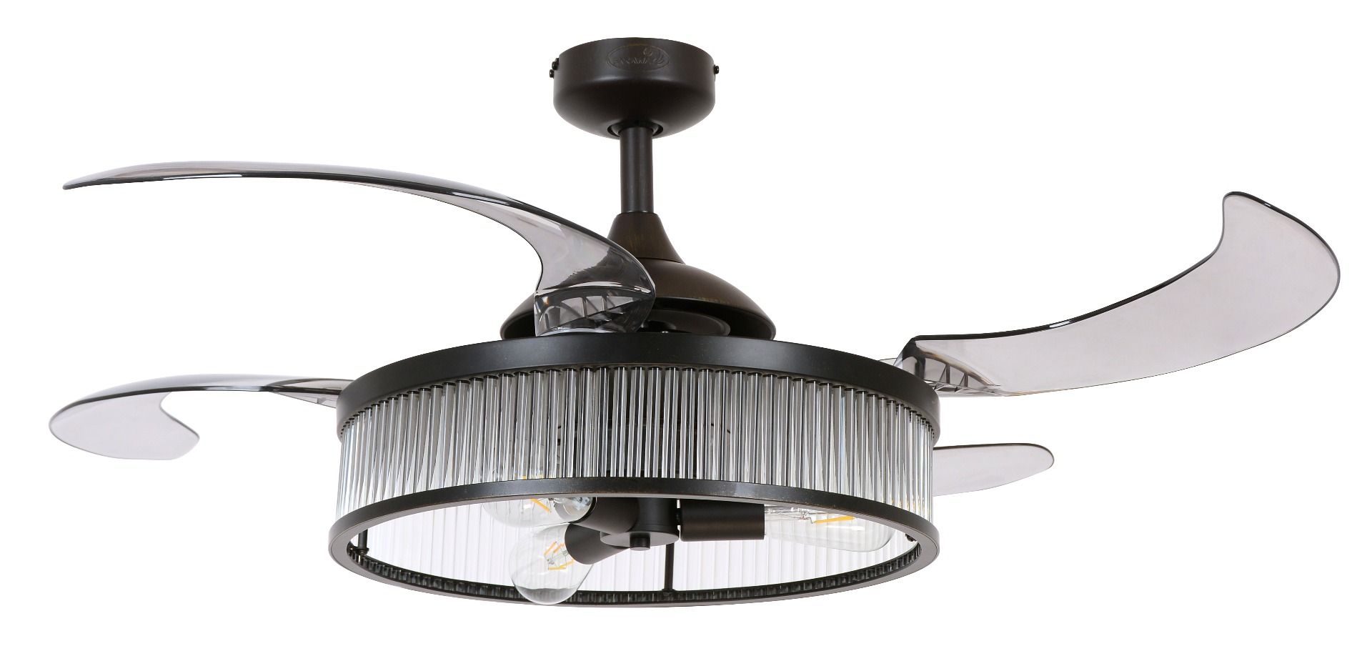 Beacon Fanaway Fanaway Corbelle Indoor Plafondventilator 121CM Antiek Zwart (Incl. Verlichting)