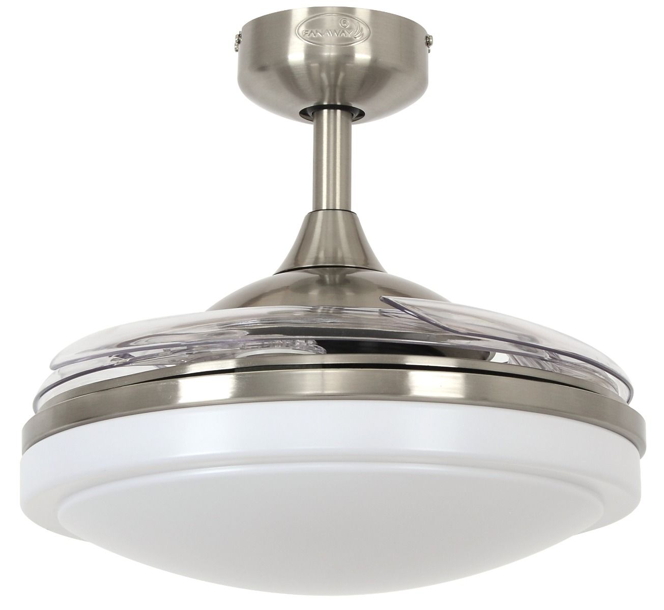 Beacon Fanaway Fanaway Evora Indoor Plafondventilator 91.5CM Geborsteld Chroom 212982