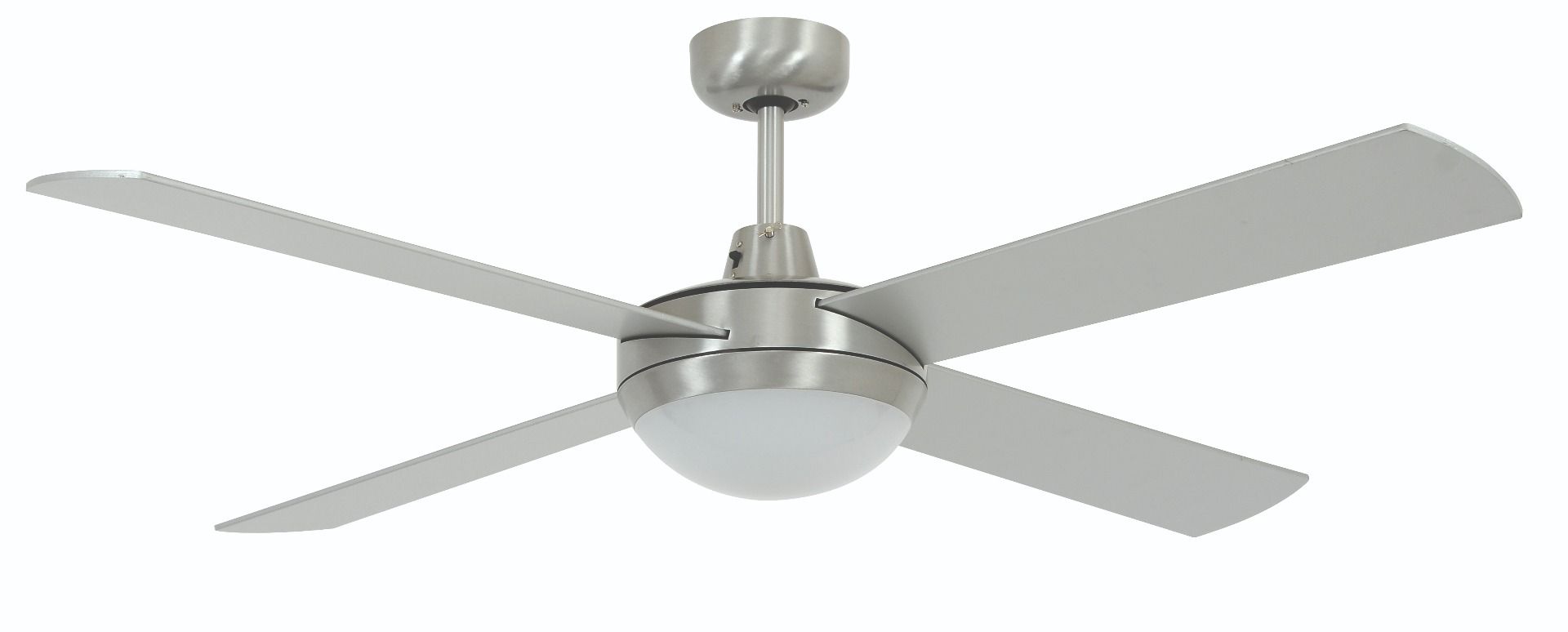 Beacon Lucci Air Futura Mood Indoor Plafondventilator 132CM Geborsteld Chroom (Incl. Verlichting)