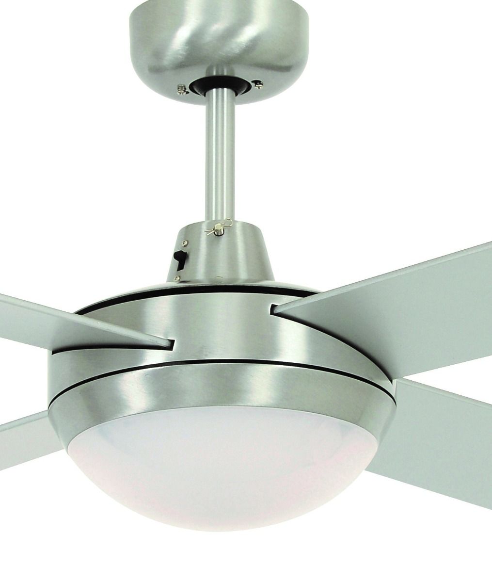 Beacon Lucci Air Futura Mood Indoor Plafondventilator 132CM Geborsteld Chroom (Incl. Verlichting)