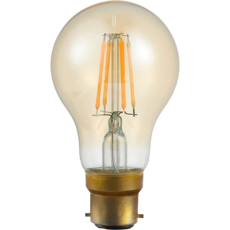 SPL B22d LED Lamp | 4W Goud 2500K 220V/240V 825 | 360° Dimbaar