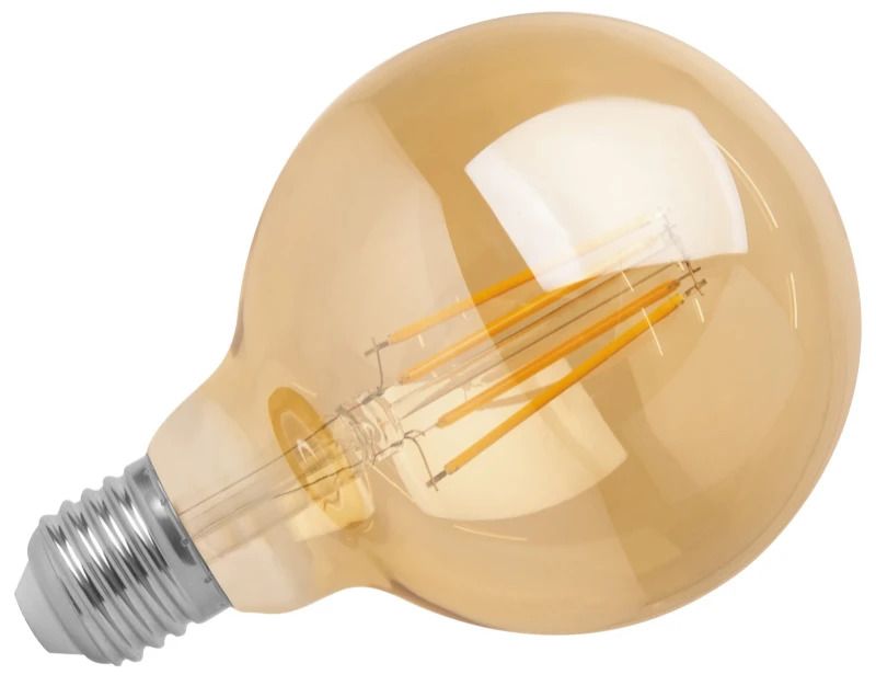 Megaman E27 LED Kaarslamp | 1W Amber 220V/240V | 820 Ø95mm | MM10023