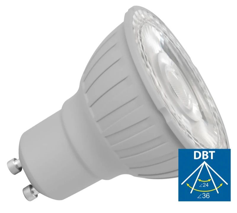 Megaman GU10 PAR16 LED Spot | 5W 2800K 220V/240V | 828 24°/35° Ø50mm Dimbaar | MM09753