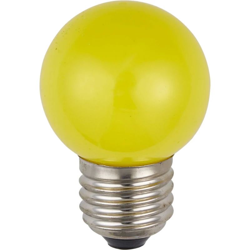 SPL E27 LED Kogellamp | 1W Geel 220V/240V | 320°