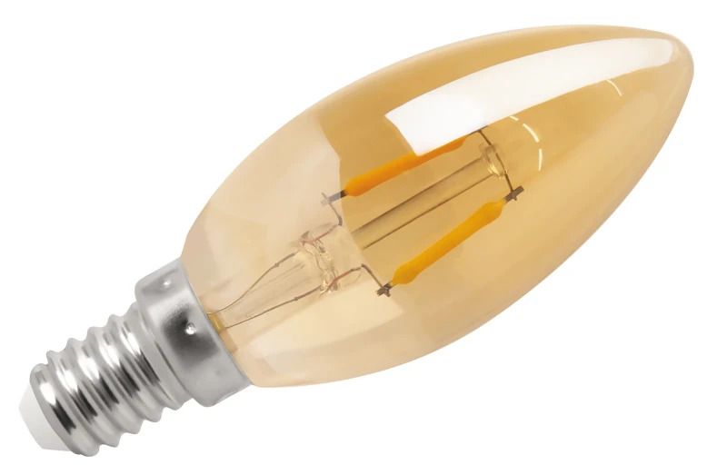 Megaman E14 LED Kaarslamp | 1W Amber 220V/240V | 820 | MM10022
