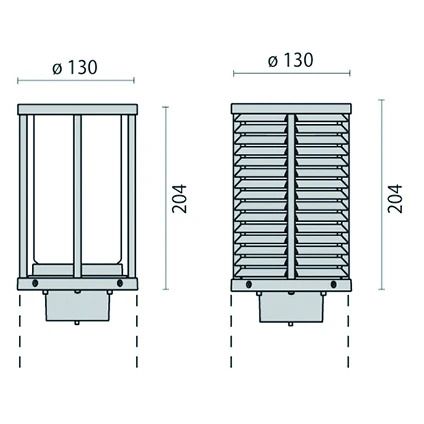 Performance in Lighting Onderdeel | STILO+ MIDI SCHERM T ANTRACIET | 310278