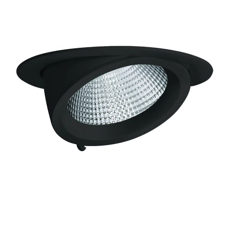 Performance in Lighting LED Inbouwspot Ø175mm | 35W 3000K 3430lm 830 | IP20 Zwart