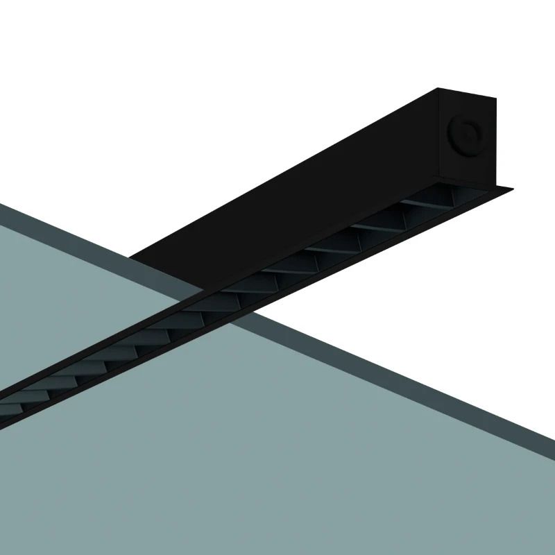 Performance in Lighting LED Inbouwarmatuur | 32W 3000K 3670lm 930 | IP30 DALI Dimbaar Zwart