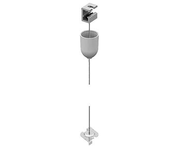 Performance in Lighting Onderdeel | OTR SUSP KIT 1,5M CABLE 9000-KIT2-1,5-W-Plafondbeugel, schroefsluiting | 310778
