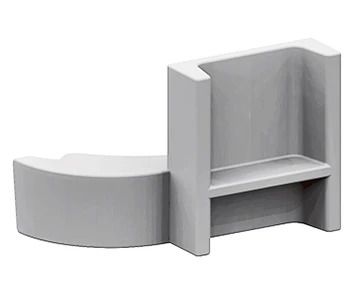 Performance in Lighting Onderdeel | OTR IP40 CARTER ASYM ADAPT S-9209/IP40-G-IP40 behuizing voor asymmetri | 310591