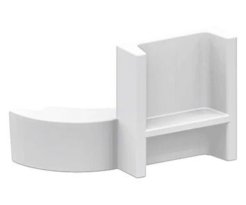 Performance in Lighting Onderdeel | OTR IP40 CARTER ASYM ADAPT S-9209/IP40-W-IP40 behuizing voor asymmetri | 310593